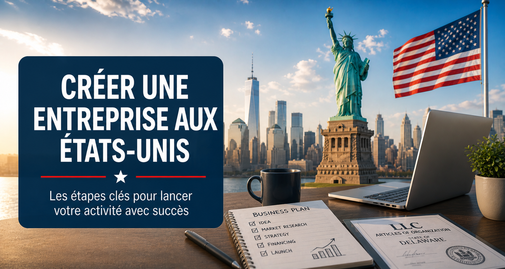 Entreprendre aux États-Unis — guide visuel, version française