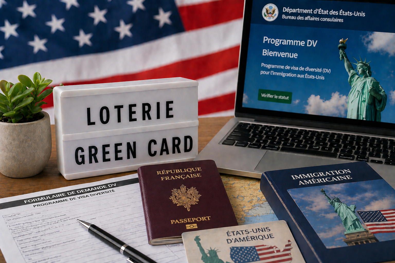 Loterie Green Card — Visa de la diversité des États-Unis