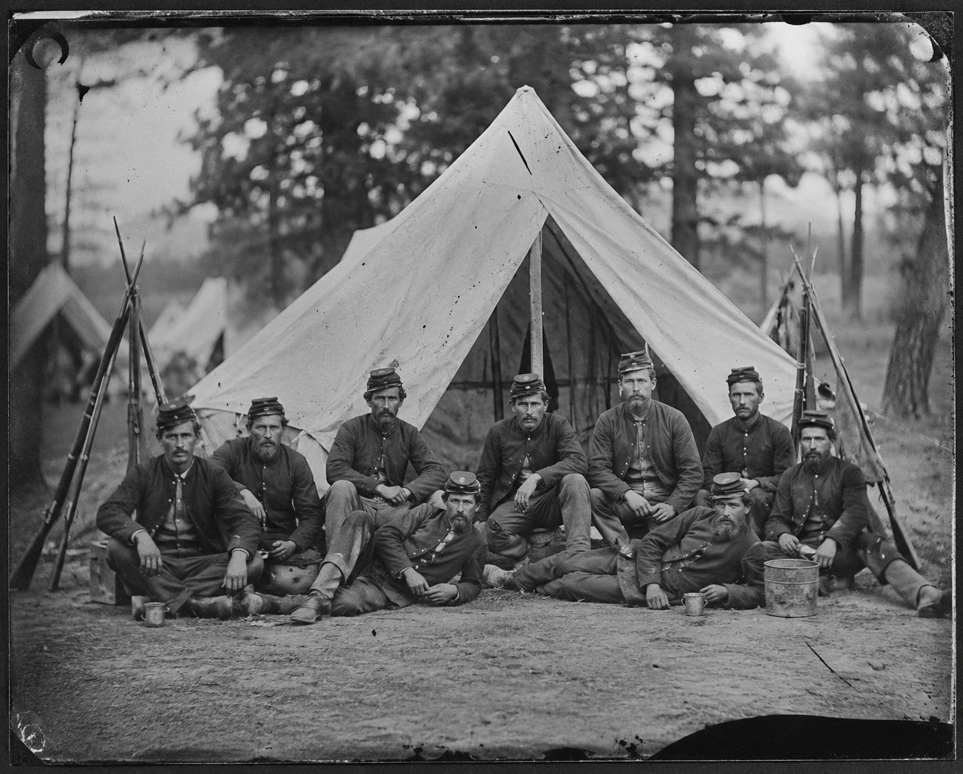 Soldats de l'Union — infanterie fédérale, guerre de Sécession