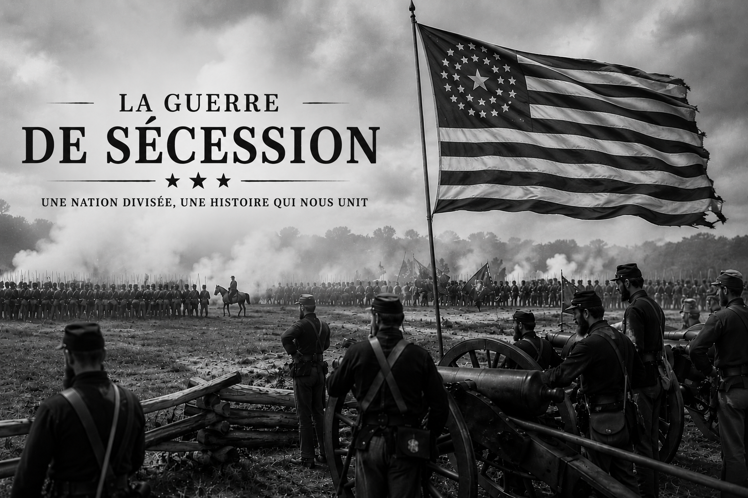 Guerre de Sécession aux États-Unis — bandeau France-USA-Net.Com
